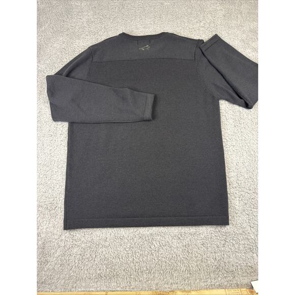 horny toad 100% Merino Wool Orlando Caviar Gray Size L NWT - Picture 8 of 9